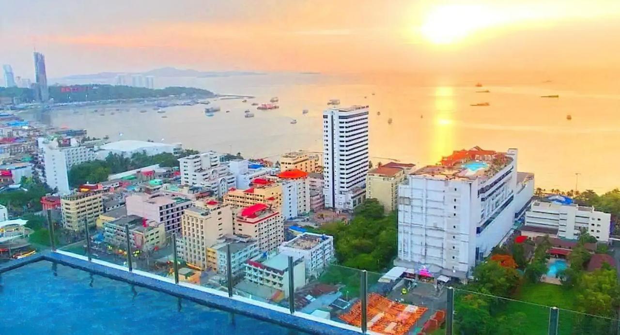 Great Location With Infinity Pool -Central Pattaya 아파트 외부 사진