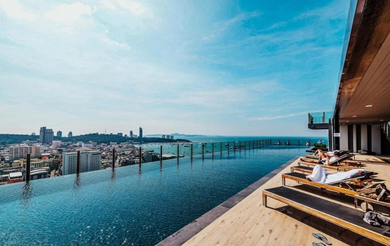 Great Location With Infinity Pool -Central Pattaya 아파트 외부 사진